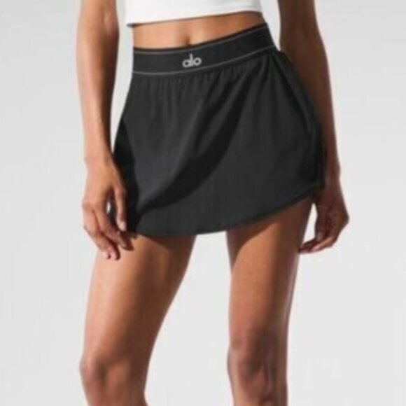ALO Yoga Dresses & Skirts - 🎀Alo Yoga Match Point Tennis Skirt Black - L 🎀